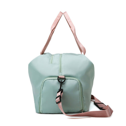 Water Resistant Gym Duffel Bag with Separate Shoe Compartment and Shoulder Strap for Travel