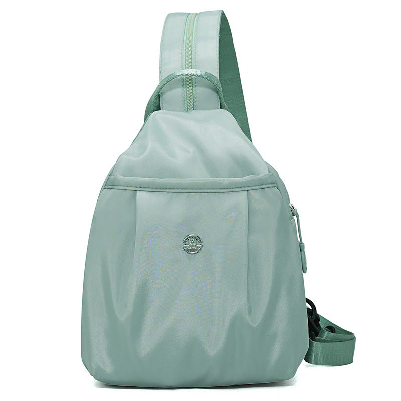 Crossbody Sling Backpack with Adjustable Strap and Multiple Compartments