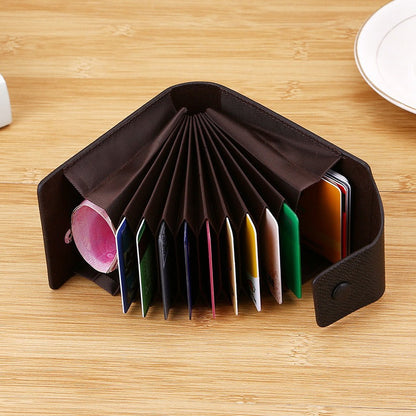 RFID Blocking Wallet with Multiple Card Slots and Clear ID Window