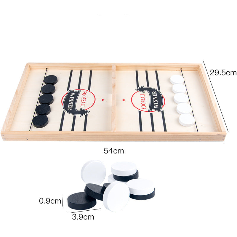 Wooden Catapult Board Game with Sling Shot Play Pieces