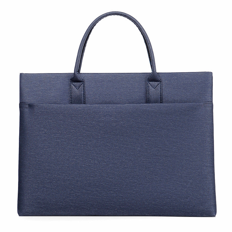 Document Tote Bag with Structured Design and Shoulder Carry Options