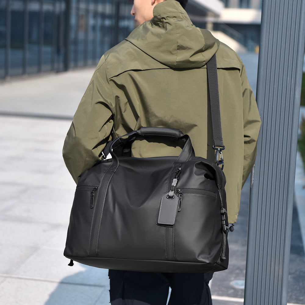 Travel Duffel Bag with Waterproof Fabric and Padded Shoulder Straps