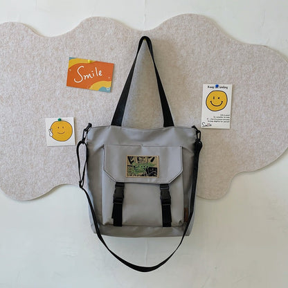 Convertible Shoulder and Crossbody Bag with Adjustable Strap and Multiple Compartments