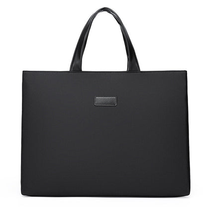 Laptop Tote Bag with Weather Resistant Fabric and Shoulder Strap for 15 Inch Laptops