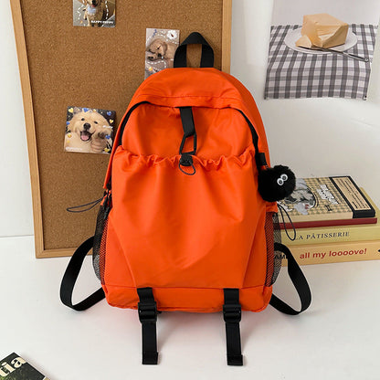 Daily Backpack with Padded Adjustable Straps and Water Resistant Fabric, Mesh Side Pockets