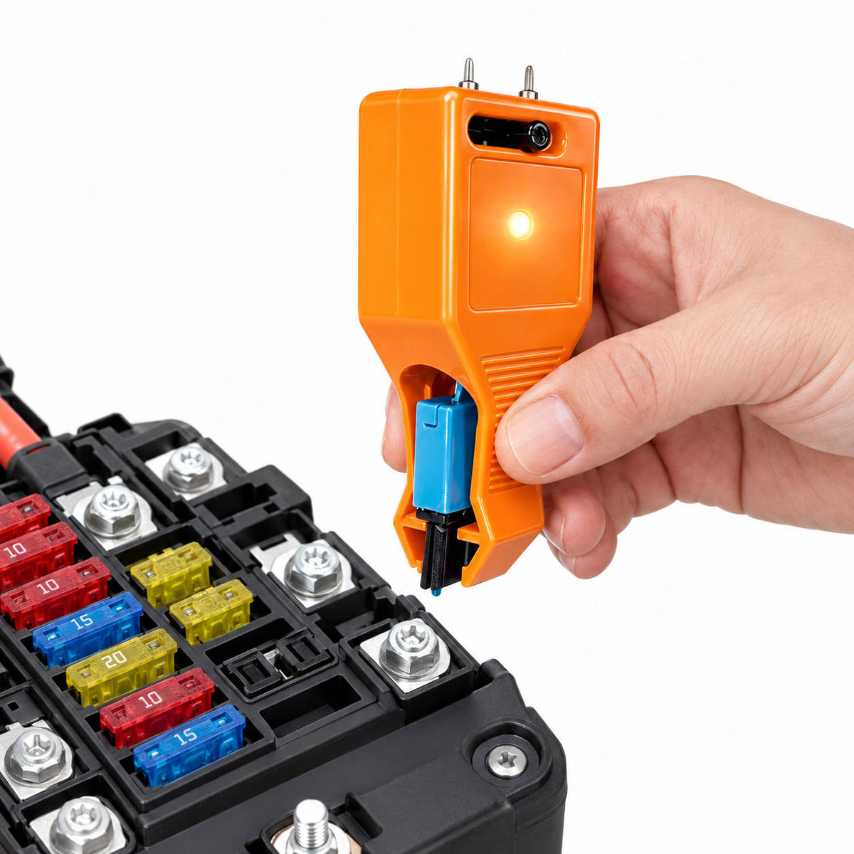 Fuse Tester and Extractor, 2 in 1 Adjustable Tool for Easy Blown Fuse Detection