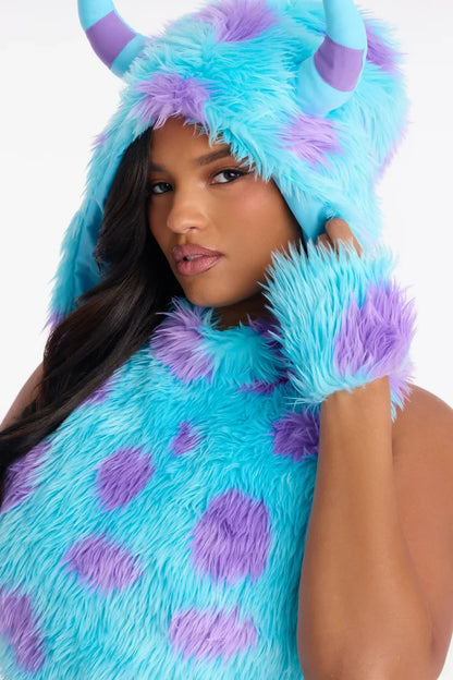 Four Piece Dino Inspired Set with Warm Leg Coverings