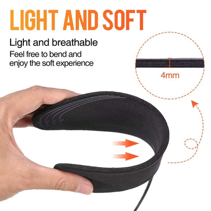 Rechargeable Heated Insoles with Dual Heat Zones and Adjustable Thermostat for Winter Shoes