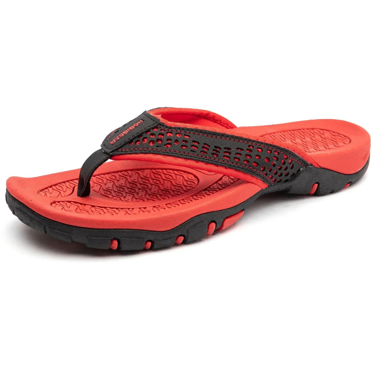Mens Athletic Flip Flops with Arch Support and Nonslip Rubber Sole