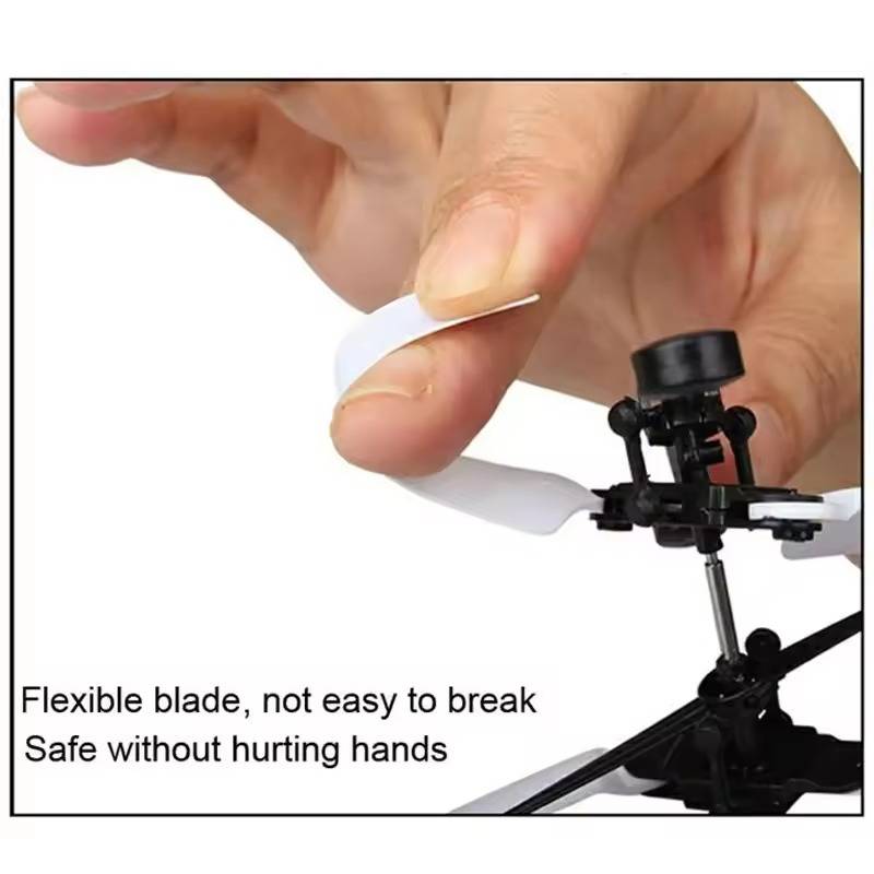 Beginner RC Helicopter with Hand Sensor Flight, Remote Control and Flexible Blades for Ages 6-12