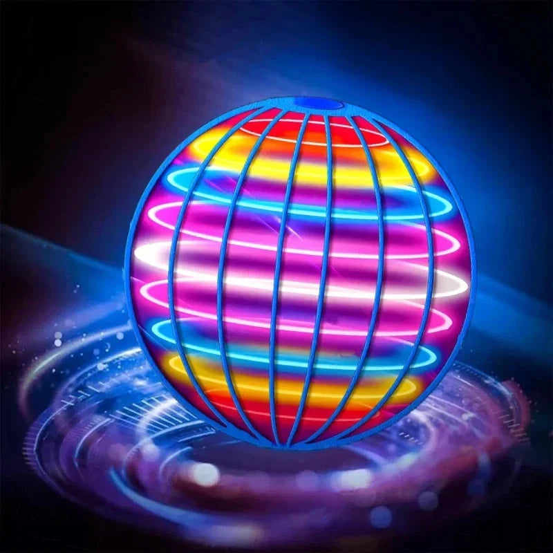 Hand-Controlled Flying Spinner with 360° Gyroscope and Multicolor LED Lights