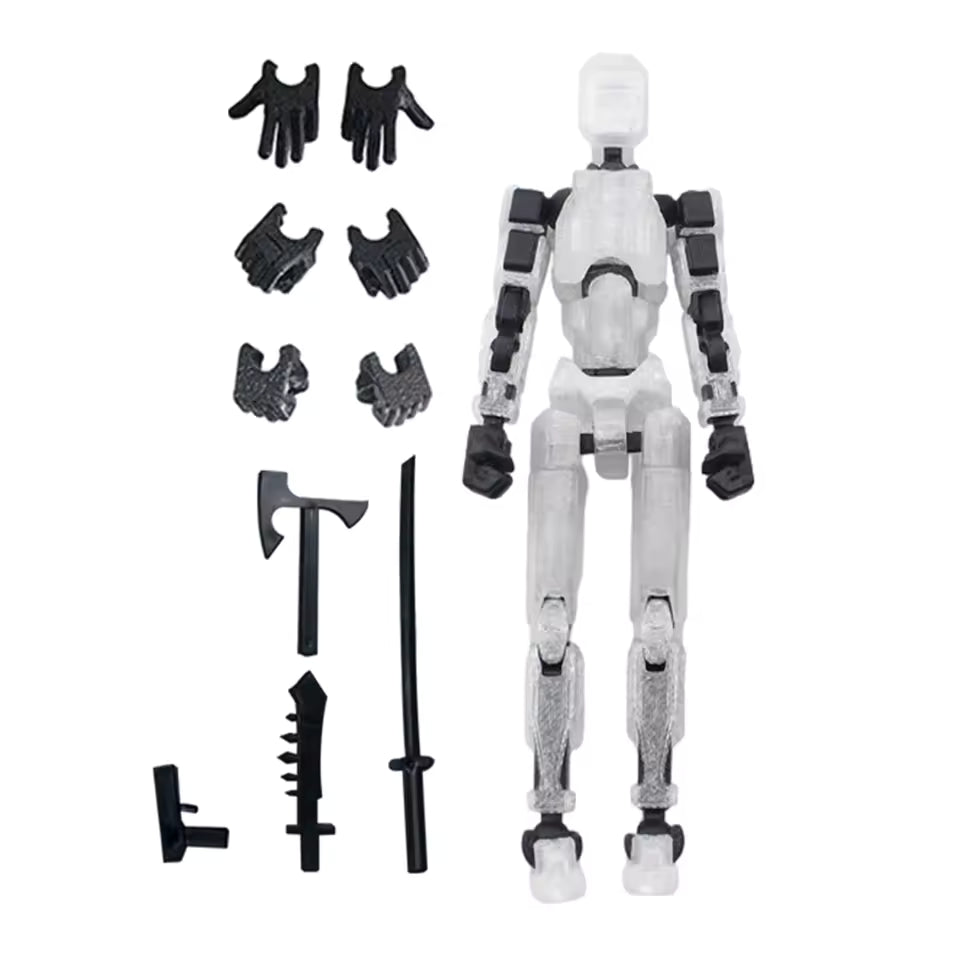 Articulated Action Figure with 13 Movable Joints for Drawing and Stop ...