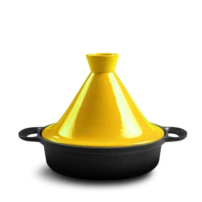 Tajine aus Gusseisen mit Keramikdeckel, 26 cm -    Zorenza