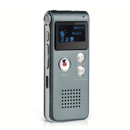 Portable Audio Recorder with WAV Playback and Compact Design