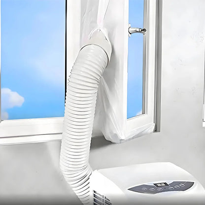 Fensterabdichtung für mobile Klimaanlage mit Reißverschluss -    Zorenza