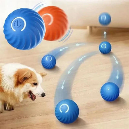 Automatic Moving Dog Ball with Rubber Exterior and 180-Minute Runtime