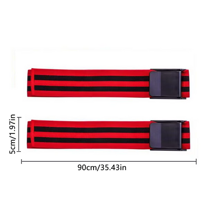 Occlusion Training Bands with Buckle Fastening and Retaining Ring