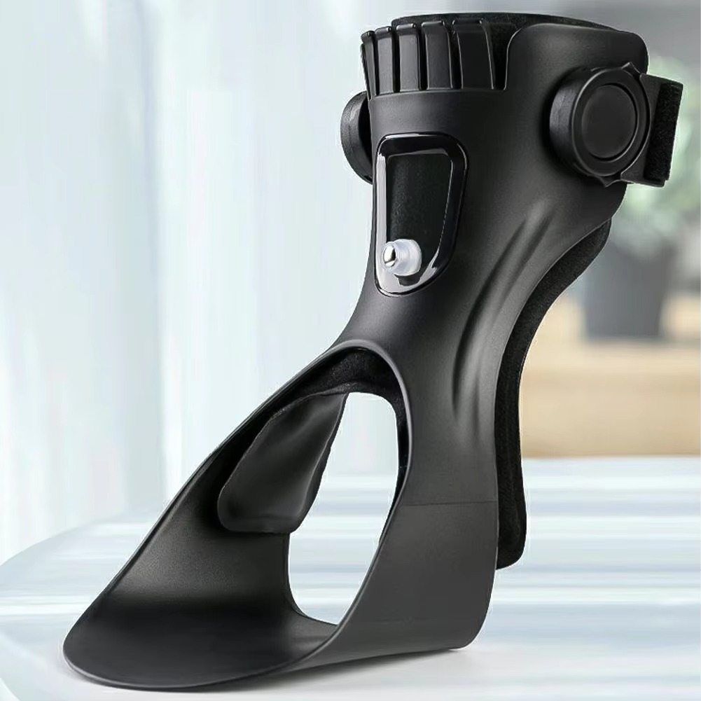 Adjustable Foot Strap for Lace Up Shoes with Breathable Fabric in Left and Right Versions