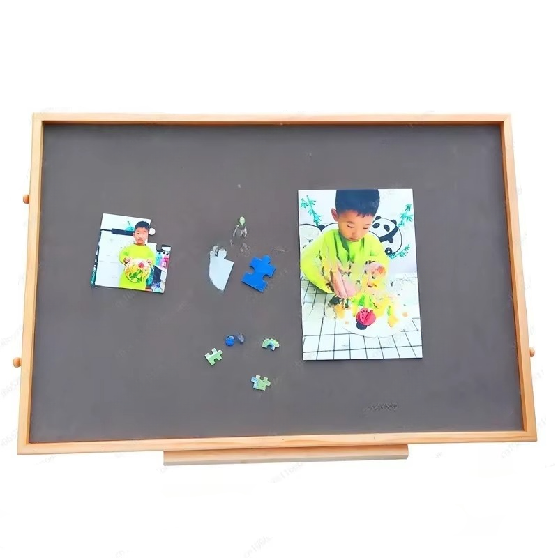 Puzzle Sorting Table with Drawer Storage for Large Puzzles