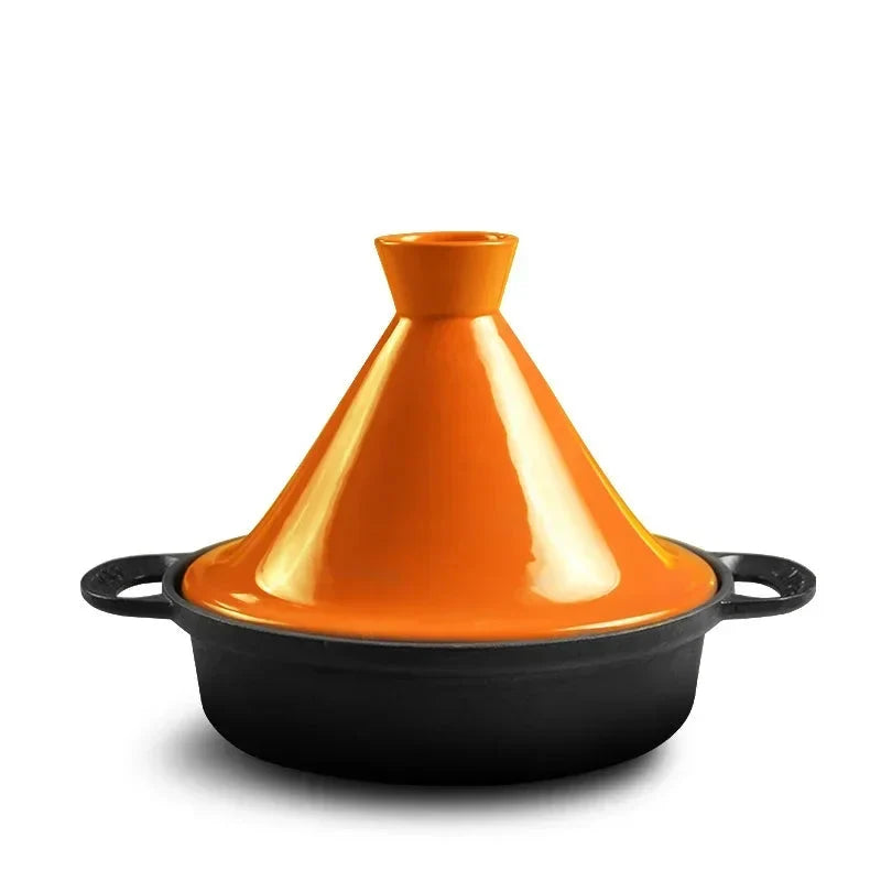 Tajine aus Gusseisen mit Keramikdeckel, 26 cm -    Zorenza