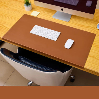 Leather Desk Mat with Non-Slip Surface, Wrist and Elbow Support – Ergonomic Desk Pad for Office and Gaming-6