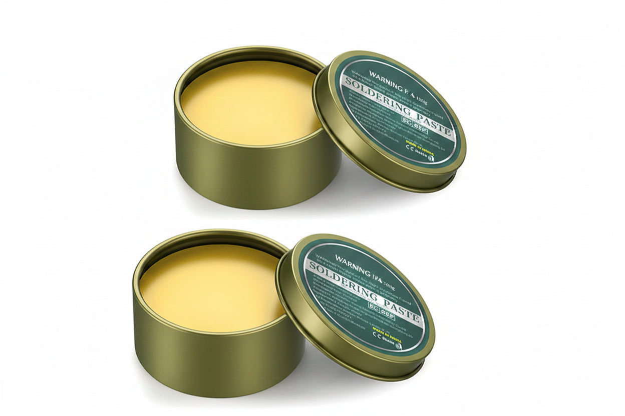 Soldering Flux Paste with Lead Free Formula and Iron Box Container