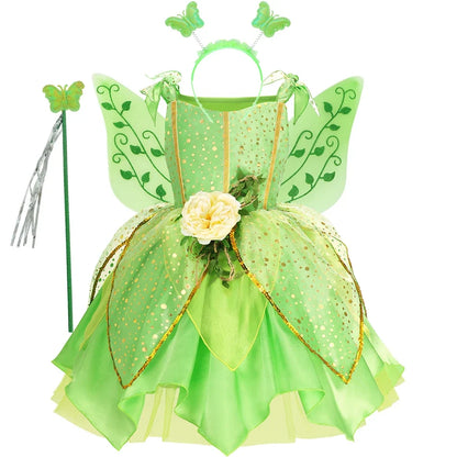 Sleeveless Cartoon Applique Dress with Round Neckline and Mid Calf Length