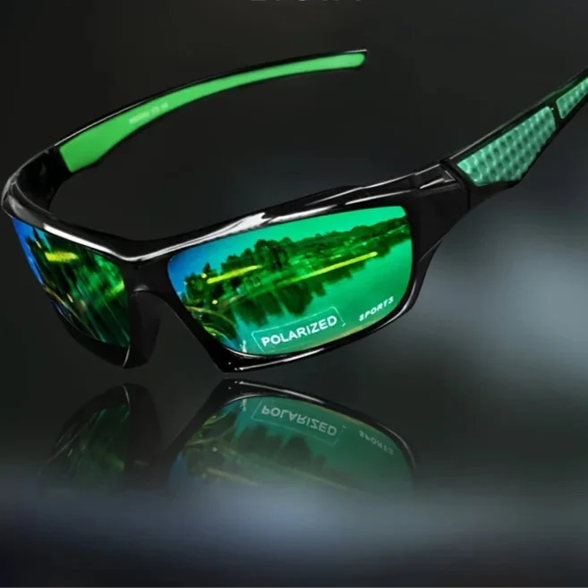 Polarized Round Sunglasses with UV400 Protection and Metal Frame for Men & Women