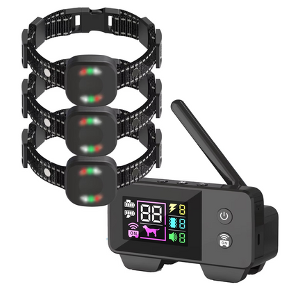 Wireless Dog Fence System with Rechargeable Collar and Three Correction Modes