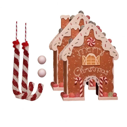 Gingerbread Mini Golf Set for a Living Room or Office That Doubles as a Christmas Decoration