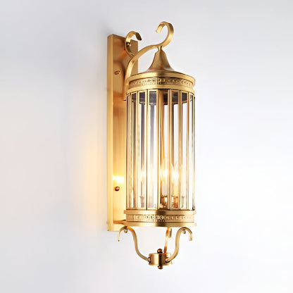 Copper Wall Sconce for Outdoor Entrances with IP65 Waterproof Rating in Two Sizes