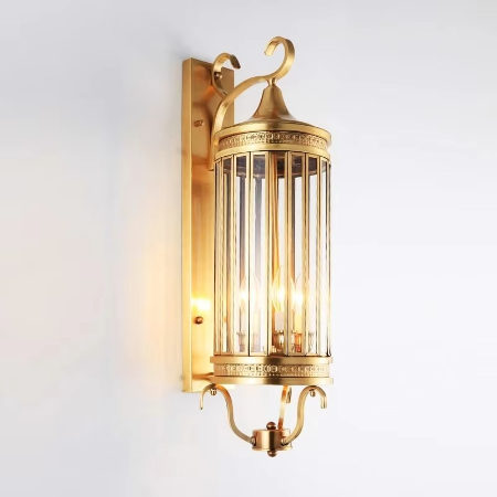 Copper Wall Sconce for Outdoor Entrances with IP65 Waterproof Rating in Two Sizes