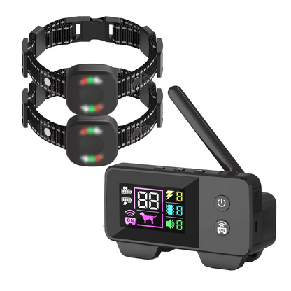 Wireless Dog Fence System with Rechargeable Collar and Three Correction Modes