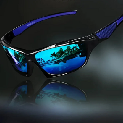 Polarized Round Sunglasses with UV400 Protection and Metal Frame for Men & Women