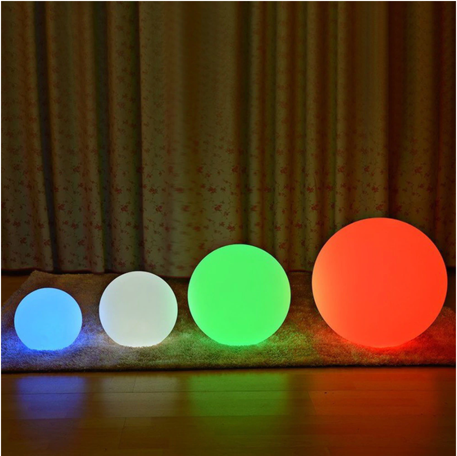 Color Changing LED Orb Lamp with Remote Control and IP65 Weather Rating