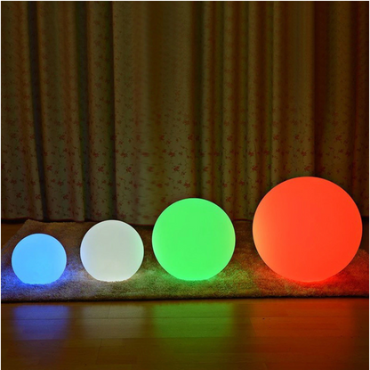 Color Changing LED Orb Lamp with Remote Control and IP65 Weather Rating