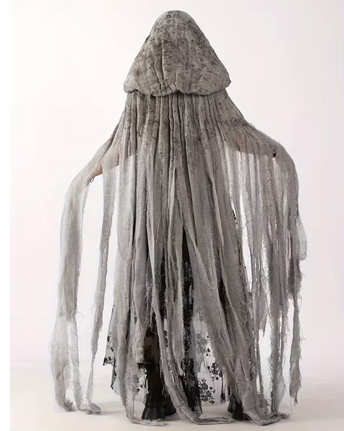 Hooded Witch Reaper Cloak with Full Coverage for Halloween