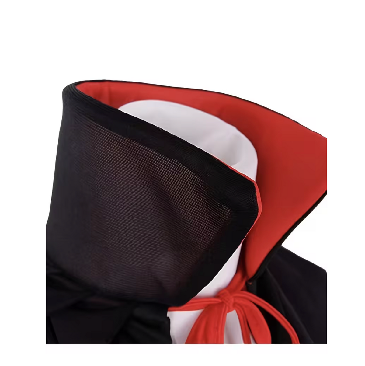 Reversible Double Sided Gothic Cape with Front Lacing for Costumes