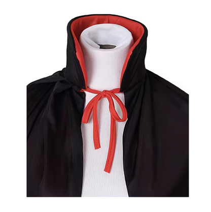 Reversible Double Sided Gothic Cape with Front Lacing for Costumes