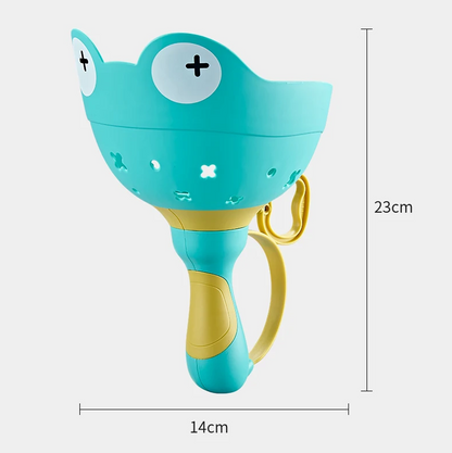 Frog Launcher Flying Propeller Toy with 6 Spinning Propellers for Garden Play
