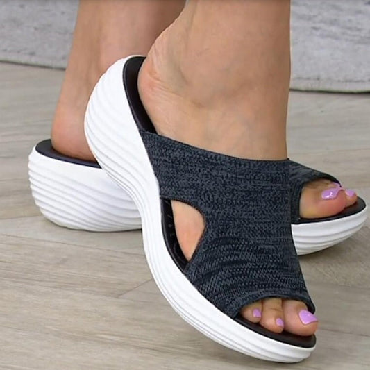 Women's Arch Support Sandals, Memory Foam Midsole and Non-Slip Outsole