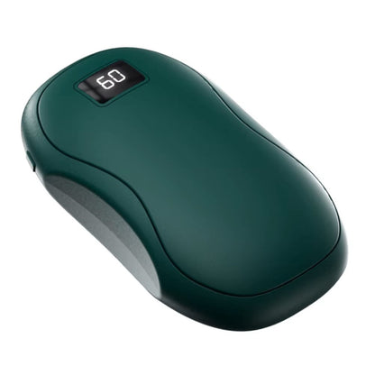 Portable Hand Warmer and Power Bank with Digital Display and Carbon Crystal Heating