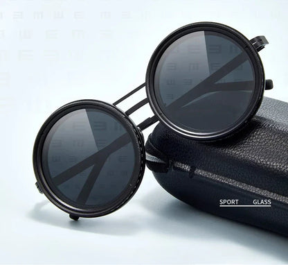 Polarized Sunglasses with Adjustable Dimming Control and UV400 Protection