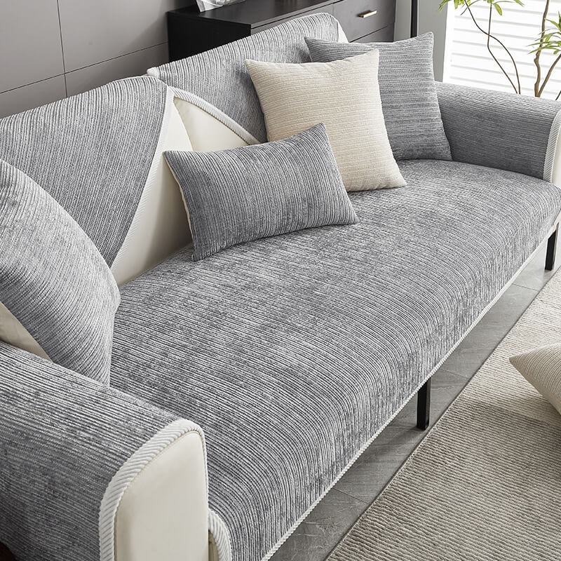 Pet-Protective Sofa Cover with Scratch-Resistant Fabric and Machine Washable
