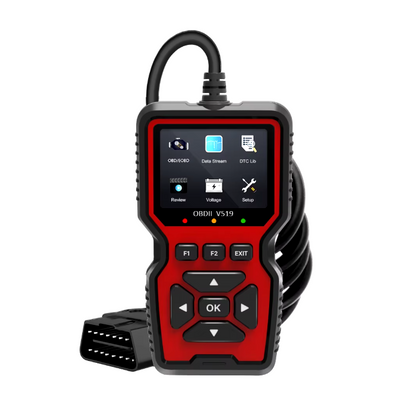 Diagnostic Code Reader with Live Data Monitoring and Freeze Frame for 1996 and Newer Vehicles
