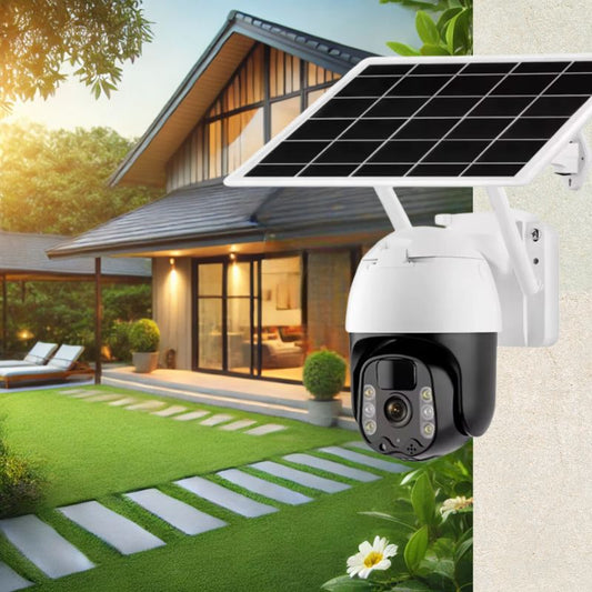 2K Solar-Powered WIFI PTZ Camera with Auto-Tracking & Night Vision