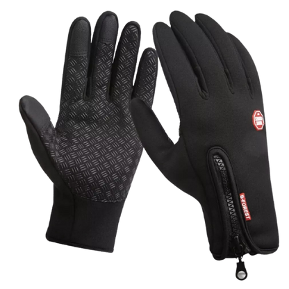 Thermal Gloves with Touchscreen Fingertips and Grip Palms for Cold Weather