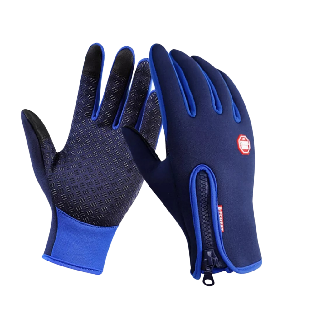 Thermal Gloves with Touchscreen Fingertips and Grip Palms for Cold Weather