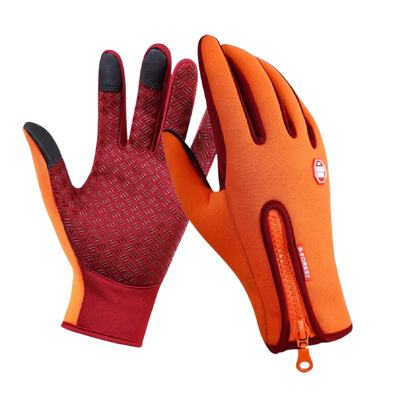 Thermal Gloves with Touchscreen Fingertips and Grip Palms for Cold Weather