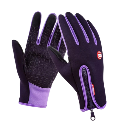 Thermal Gloves with Touchscreen Fingertips and Grip Palms for Cold Weather